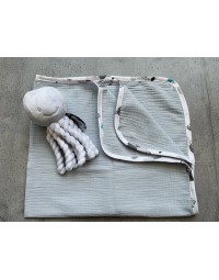 Deka mušelín svetlo-modrá...