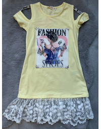 Šaty fashion žlté