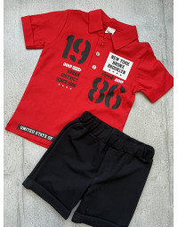 Súprava polokošeľa + krátke...