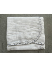 Deka mušelín biela