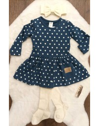 Šatky blue dots