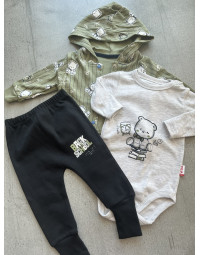 Súprava Macík bunda + body...