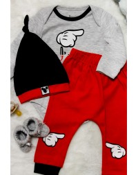 Súpravička Mickey red